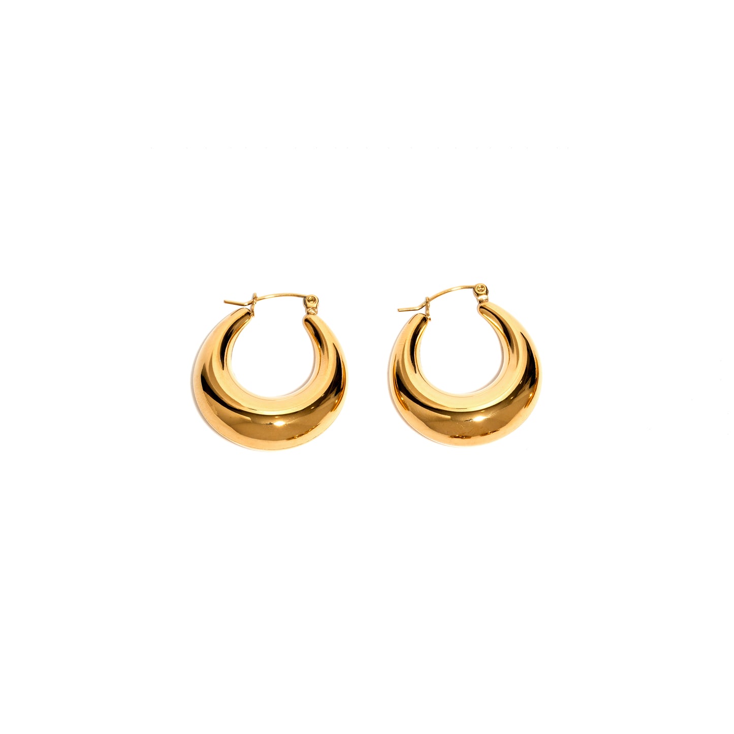 MoonLit Hoop Earrings